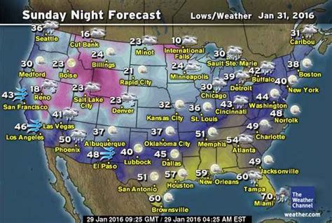 10 day national weather forecast map.